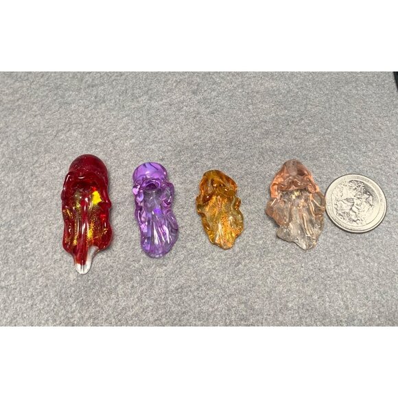 Handcrafted Lampwork Glass Beads - Set of 4 - for Jewelry Making - Picture 4 of 10